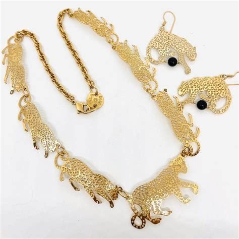 Wild Bryde Leopard Necklace, Earrings Full Body - Unofficial Africa Collector's Guide