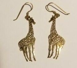 Wild Bryde Giraffe Pendant, Earrings Full Body, Naturalistic - Unofficial Africa Collector's Guide