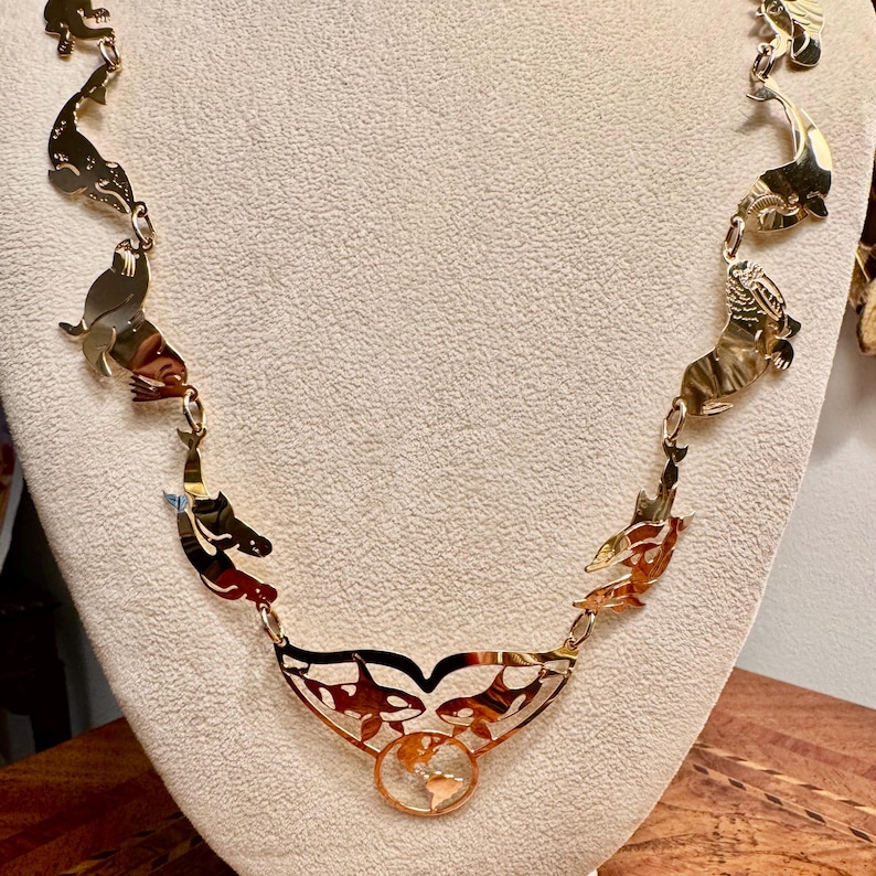 Illustrative Wild Bryde Marine Mammals style jewelry